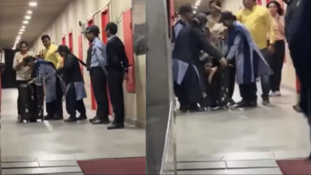 Caught on cam: OP Jindal student tries to sneak girlfriend in suitcase, gets unzipped by security; watch viral video