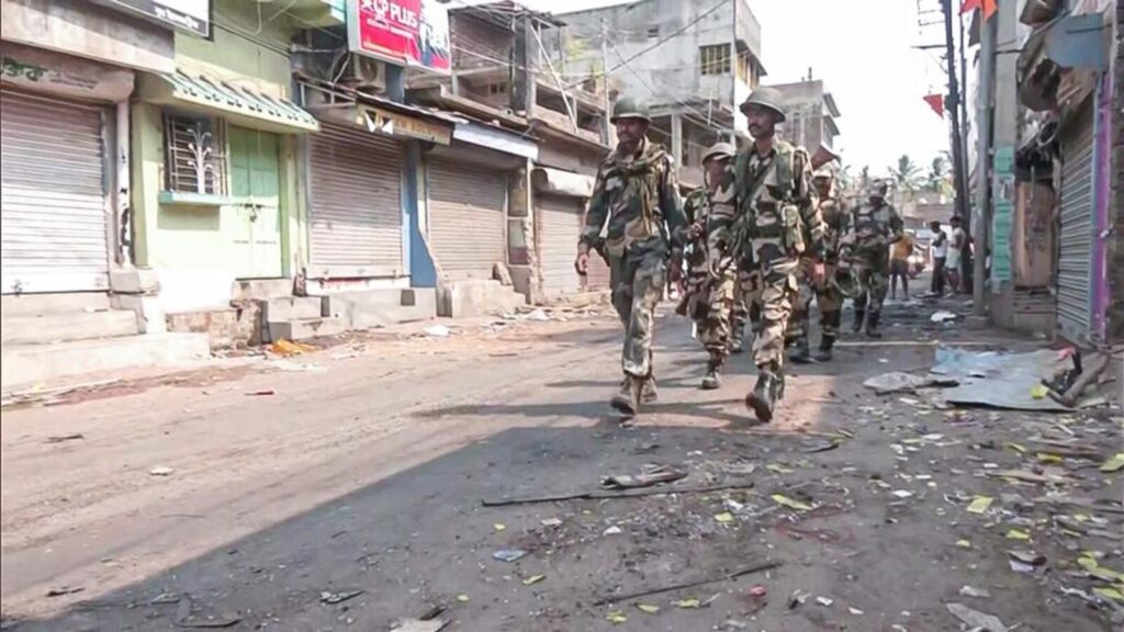 Central forces, police contain violence in Murshidabad; TMC-BJP tussle escalates | Kolkata