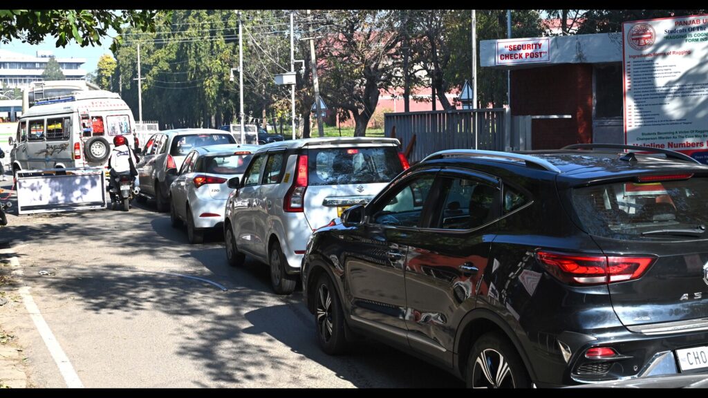 Chandigarh: PU defers plan to allow ‘sticker-only’ entry to vehicles