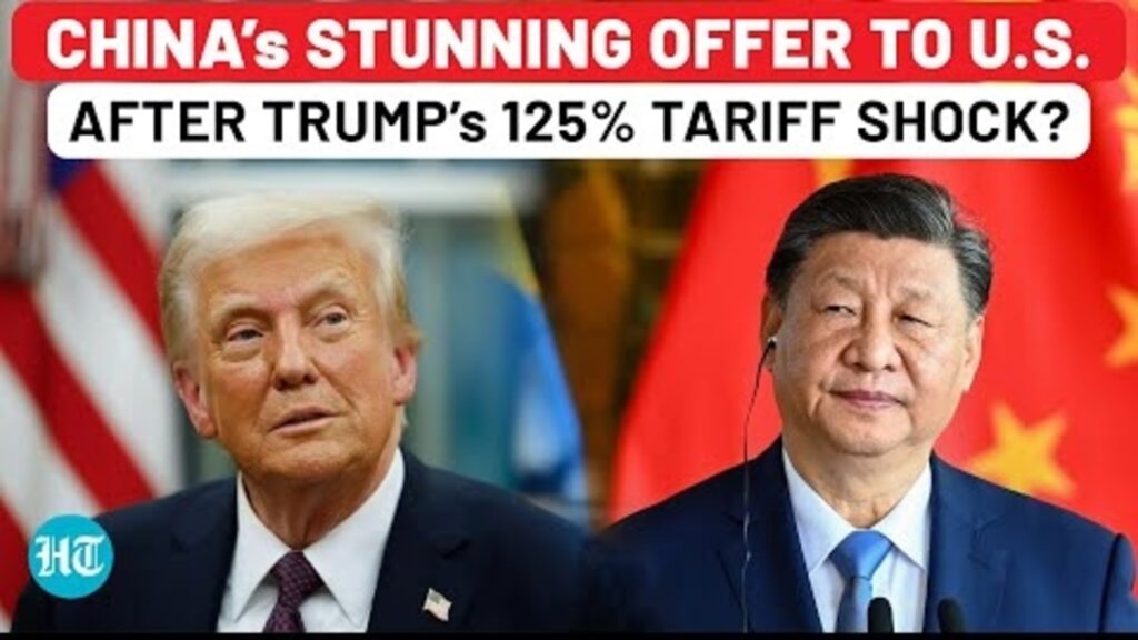 China Shows First Sign Of Weakness, Makes Big Offer To Trump After 125% Tariff? ‘Meet Us Halfway’