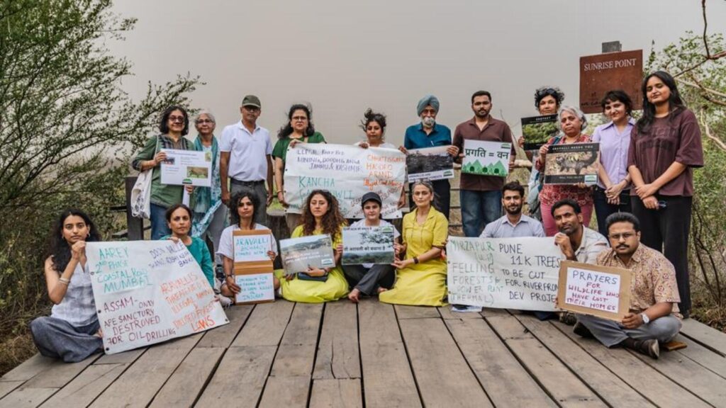 Citizens hold eco prayer meet at Aravalli Biodiversity Park