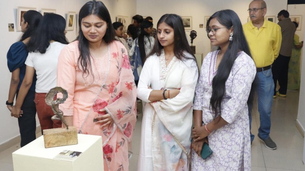 College of Arts and Crafts students showcase printmaking and sculpture skills in Lucknow