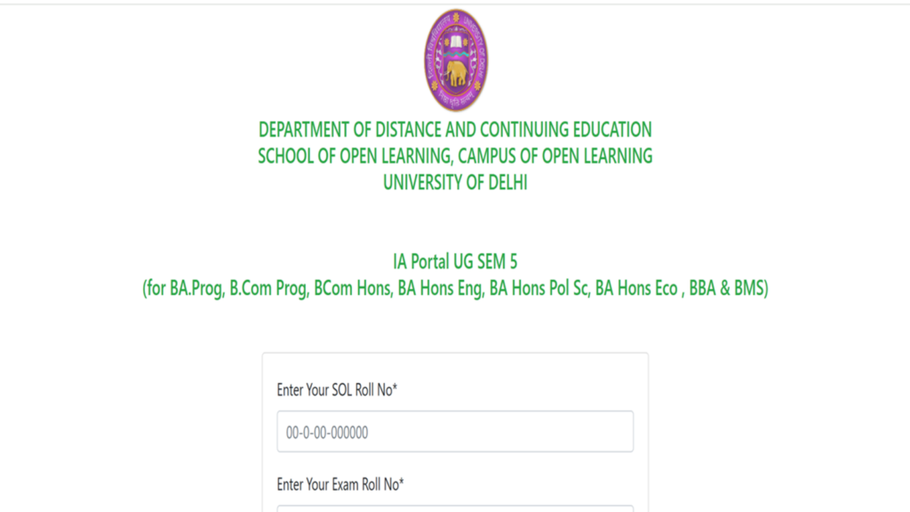 DU SOL Result 2025 for UG 5th semester declared at sol.du.ac.in, direct link here