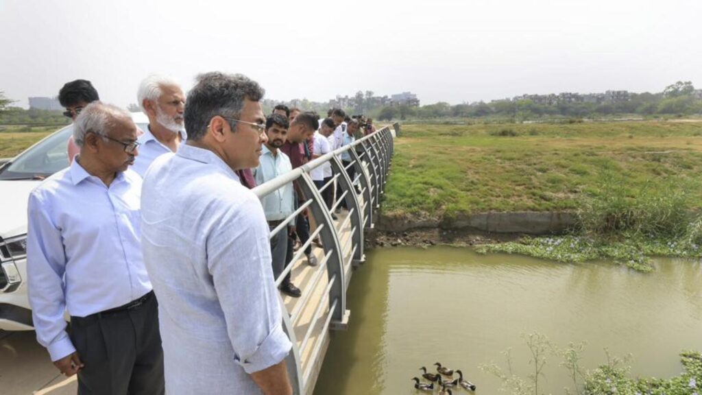 Delhi water minister accused AAP of scam in Timarpur lake project | Latest News Delhi