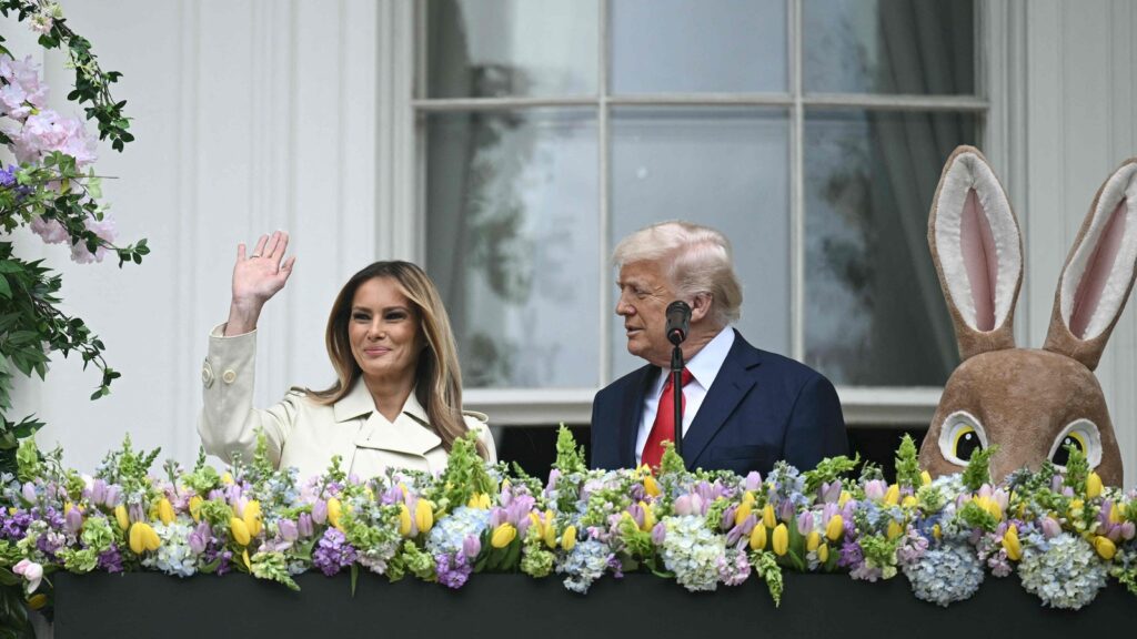 Donald Trump, wife Melania host Easter Egg Roll at White House | In Pics