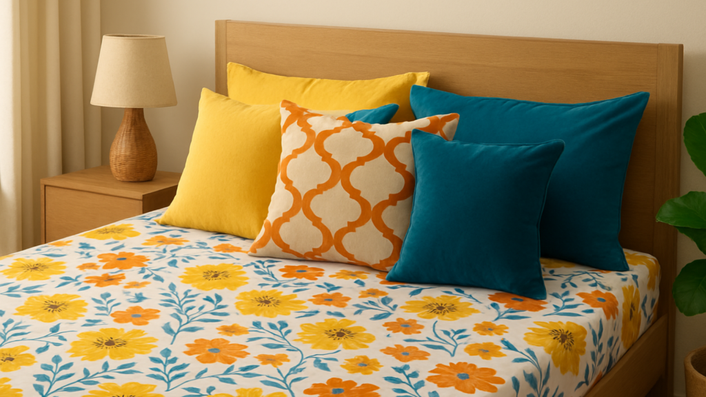 Dress up your home: Up to 80% off on bedsheets and cushion covers on Amazon to give your decor a summer refresh