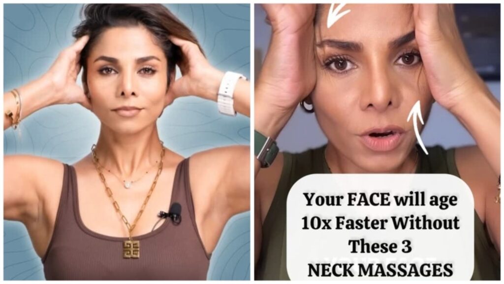 Face yoga coach says ‘your face will age 10 times faster without these 3 neck massages’; shows how to avoid puffiness | Health