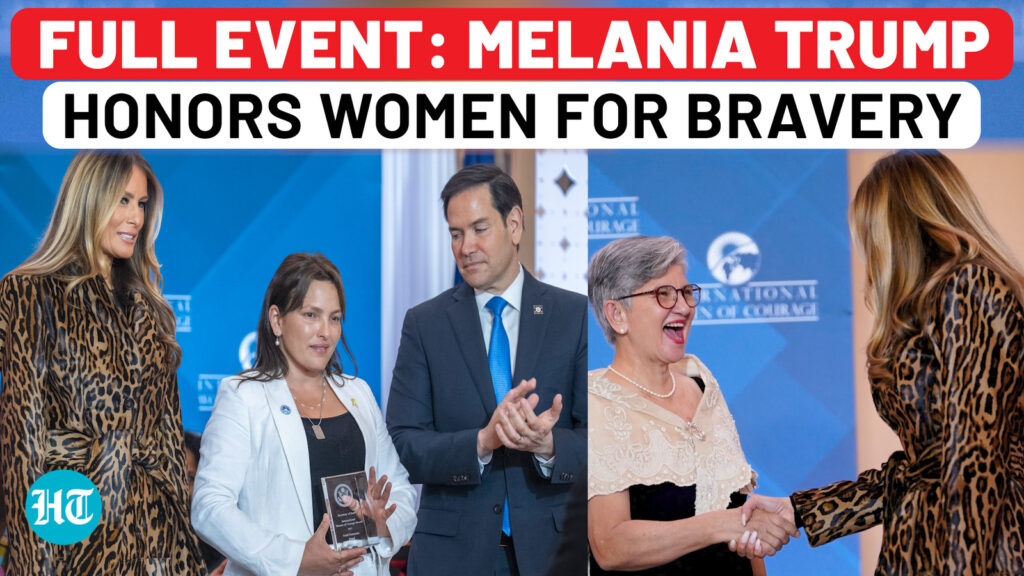 First lady Melania Trump honors women for bravery; Former Israeli hostage among global recipients