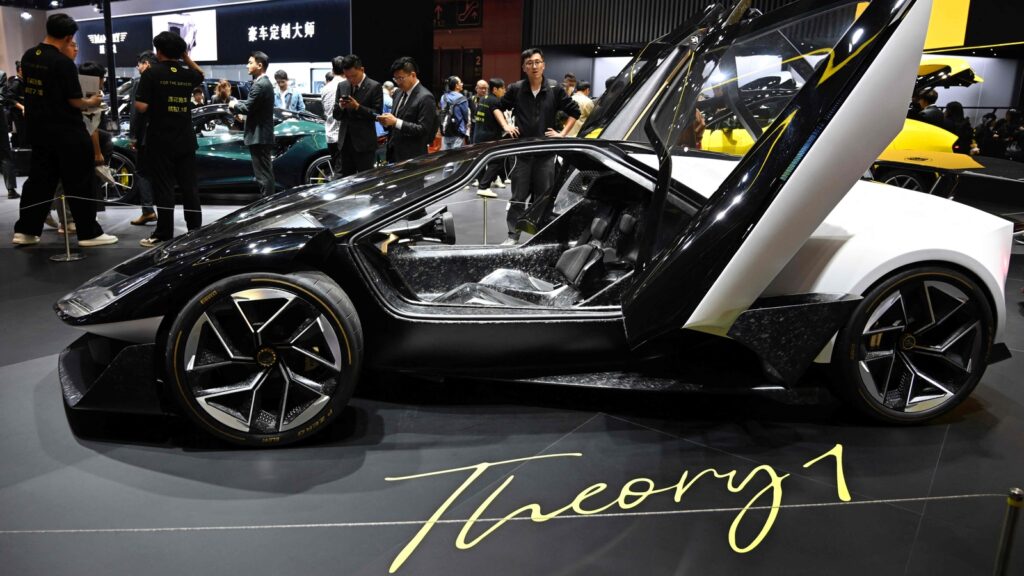 Flying taxis, screens, massage seats: Shangai auto show displays futuristic cars