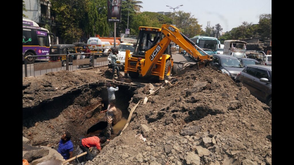 Frequent pipeline bursts disrupt Pune’s water supply despite 24×7 scheme nearing completion