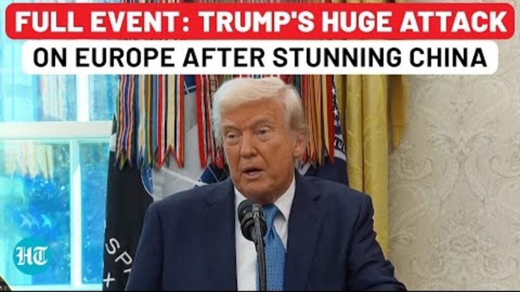 Full Event: Trump Scares Europe After Stunning China Amid 245% Threat| USA| Deportation| Tariff