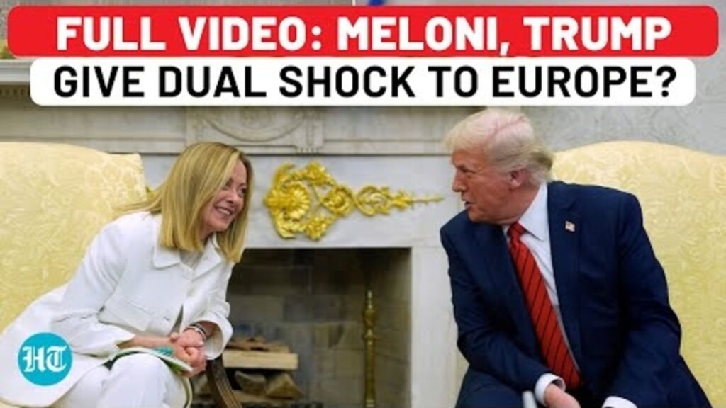 Full Meeting: Meloni Announces ‘Make The West Great Again’ After Meeting Trump As Europe Panics