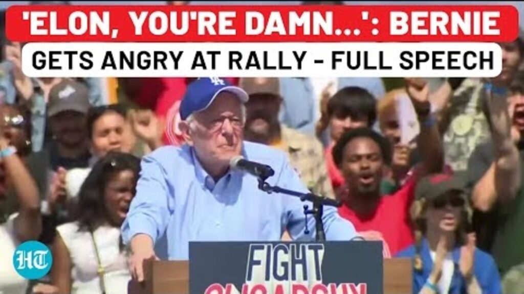 Full Speech: Bernie Sanders Gets Angry At Elon Musk, Says ‘You’re Damn…’| AOC| Trump| LA| California