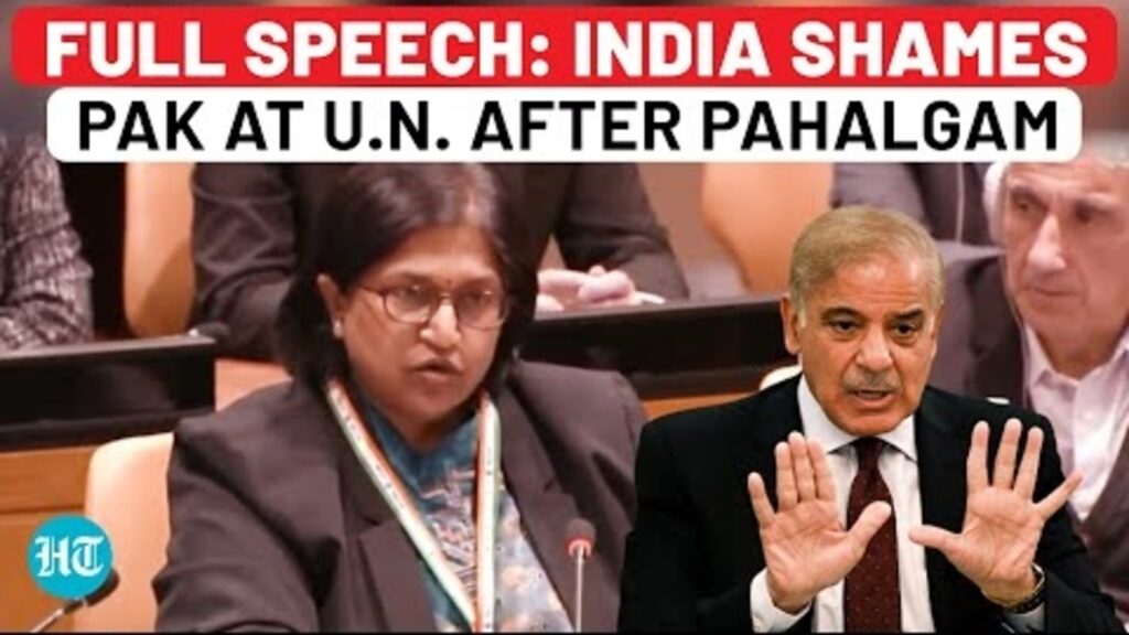 Full Speech: India Shames Pakistan With Own Minister’s Confession At UN Terror Meet After Pahalgam
