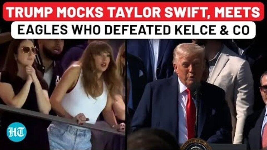 Full Speech: Trump Mocks Kamala Supporter Taylor Swift, Meets Super Bowl Champs Philadelphia Eagles