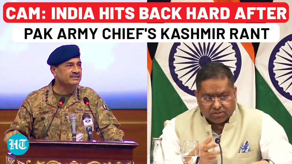 Full speech: India hits back with geography after Pakistan Army Chief’s Kashmir, Anti-Hindu rant