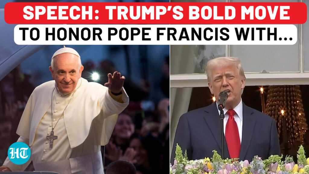 Full speech: Trump makes historic announcement, signs executive order to honor Pope Francis with…