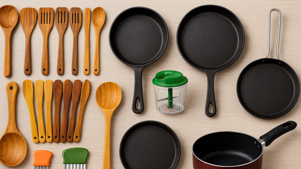 Graters, choppers, frying pans, tawas, and more at great prices and stellar discounts on Amazon Bazaar; Our top picks