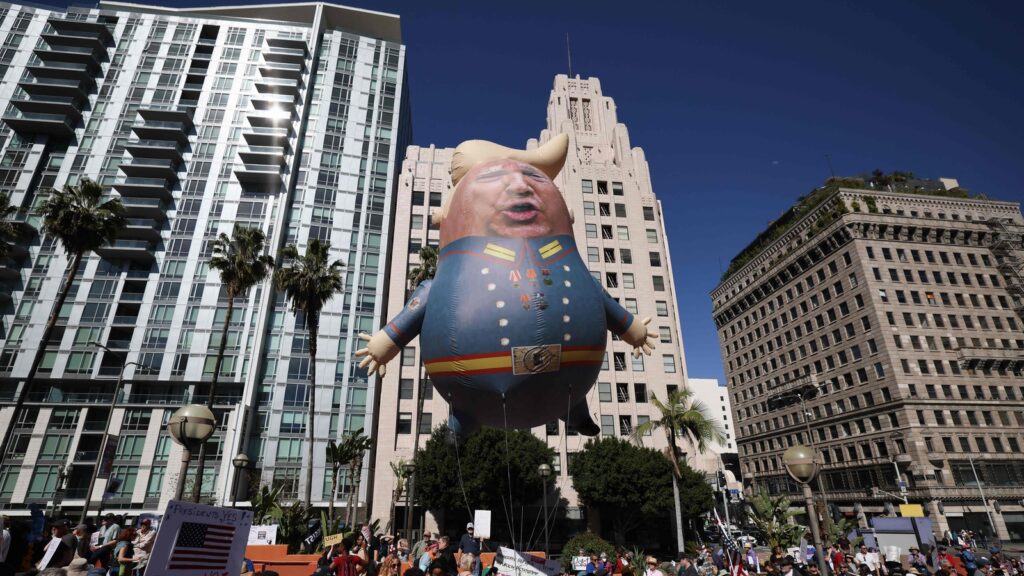 ‘Hands Off’ protest: Crowds of protesters storm LA streets | See pics