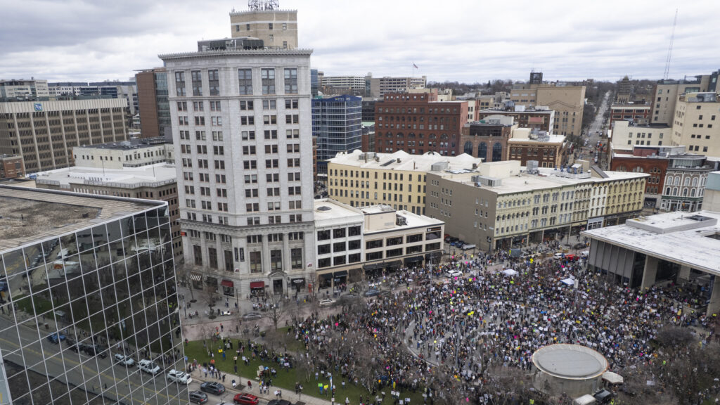 ‘Hands Off’ protest: Thousands hit the streets against Donald Trump, Elon Musk across US | See pics