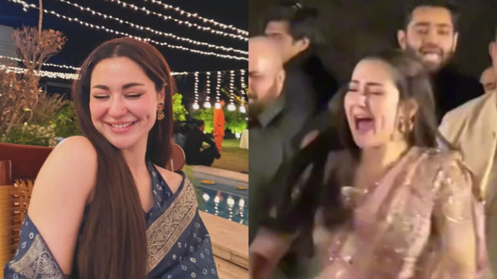 Hania Aamir wins hearts as she grooves to Bollywood song Ding Dong Dole at friend’s wedding; fans call her ‘apsara’