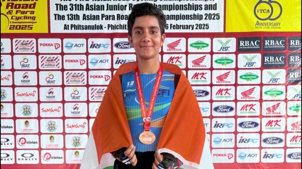 Harshita Jakhar, an emerging talent in Indian cycling