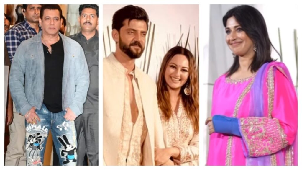 Host Salman Khan rocks jeans at Eid party, Sonali Bendre in pink suit, Sonakshi Sinha twins with Zaheer: Who wore what | Fashion Trends