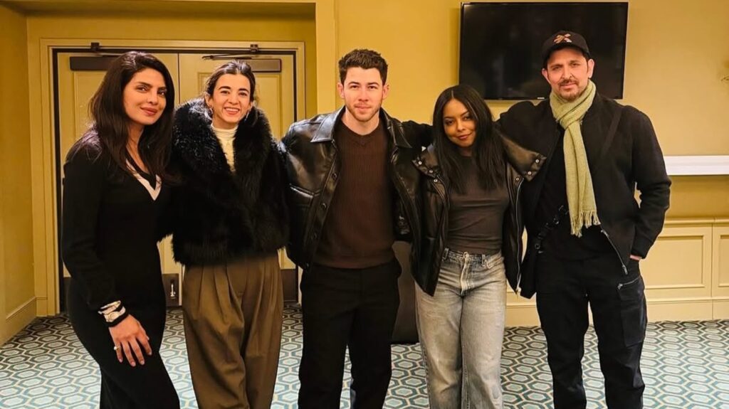 Hrithik Roshan-Saba Azad hang out with Priyanka Chopra-Nick Jonas in unseen pic from NY; fans say ‘Krrish 4 incoming’