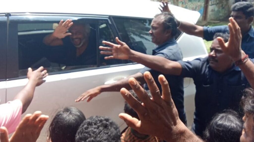 Hundreds of fans line up to see Rajinikanth as he shoots Jailer 2 in Kerala with Ramya Krishnan. See pics