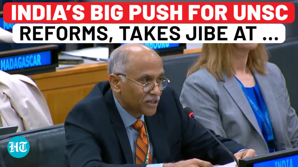 Indian envoy’s stunning speech on UNSC reform, takes veiled jibe at China; ‘wrong side of history…’