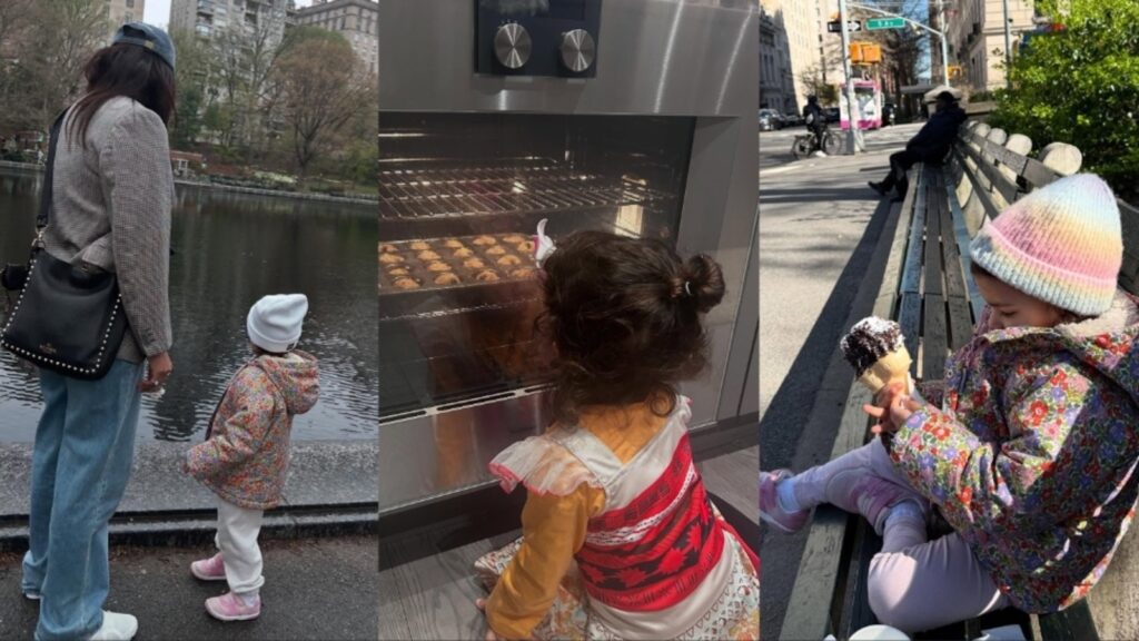 Inside Malti’s New York trip with Priyanka Chopra, Nick Jonas: A walk in the park, baking, feasting on ice-cream | Bollywood