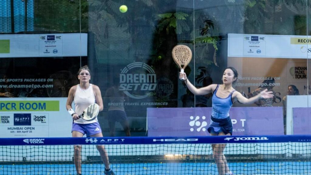 Inside sleek glass courts, padel’s popularity push 