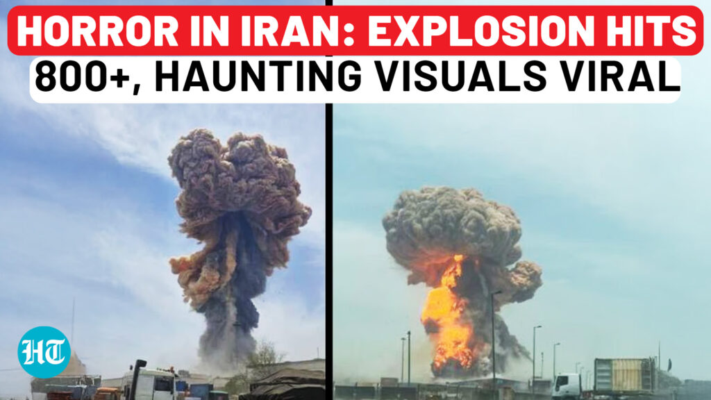 Iran explosion: New video to send chills | Apocalyptic fireball ravages port, sky filled with smoke