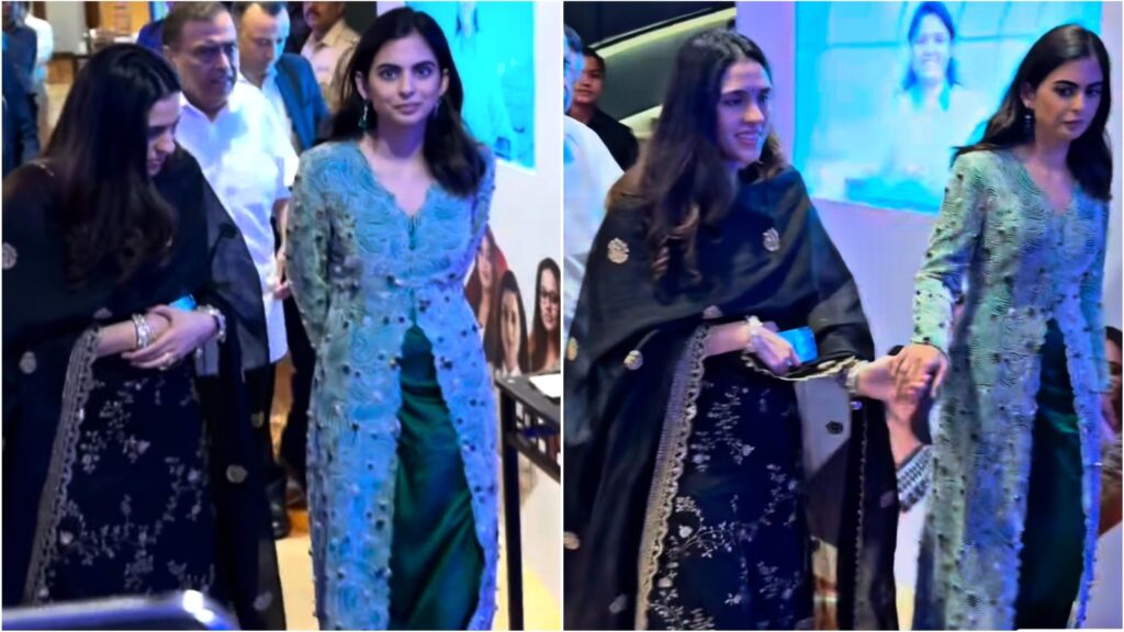 Isha Ambani, Shloka Mehta show up in style at awards ceremony in gorgeous ethnic fits; proves fashion runs in the family | Fashion Trends