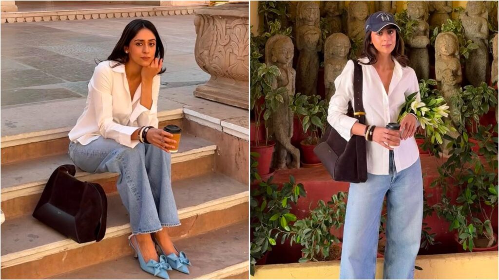 Jaipur’s princess Gauravi Kumari serves palace-core meets street style in new Jimmy Choo photoshoot. See pics | Fashion Trends