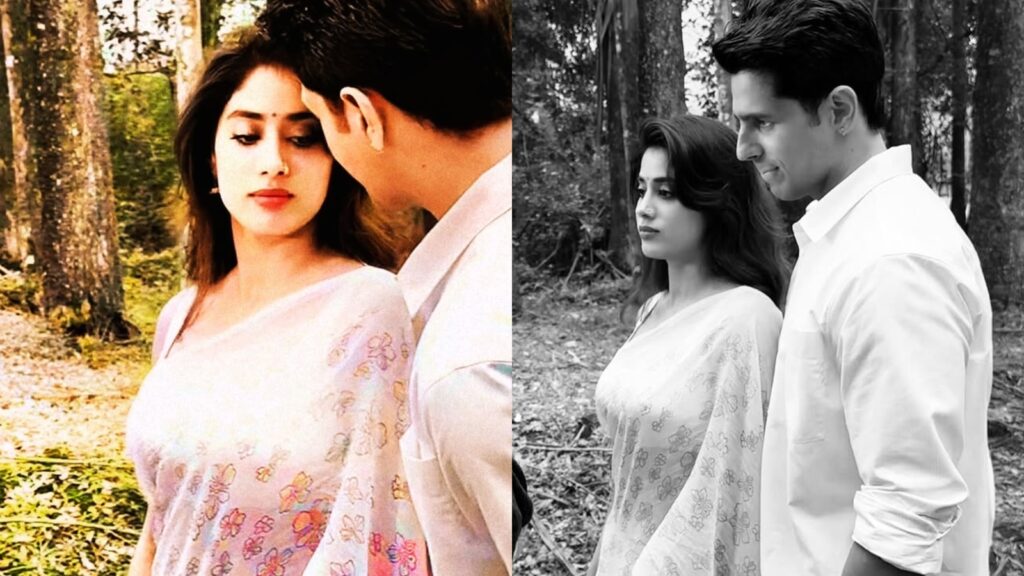 Janhvi Kapoor and Sidharth Malhotra shoot a romantic scene for Param Sundari in unseen pics from set; check it out