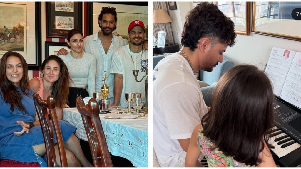 Kareena Kapoor has a relaxing Sunday with Soha Ali Khan, Neha Dhupia; Kunal Kemmu bonds with daughter Inaaya. See pics | Bollywood