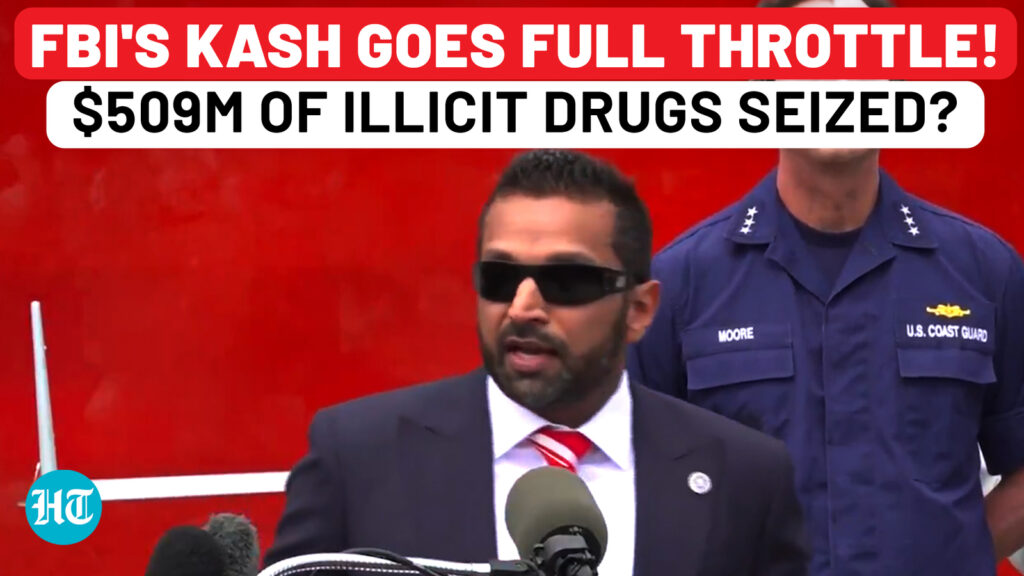 Kash Patel’s raw speech: ‘We’ll lock them up’, FBI unleashes full force in 9M narcotics seizure