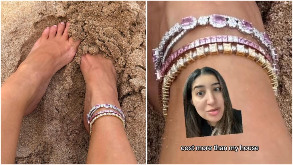 Kim Kardashian’s barefoot beach pics stun as influencer reveals these diamond anklets ‘cost more than her entire house’ | Fashion Trends