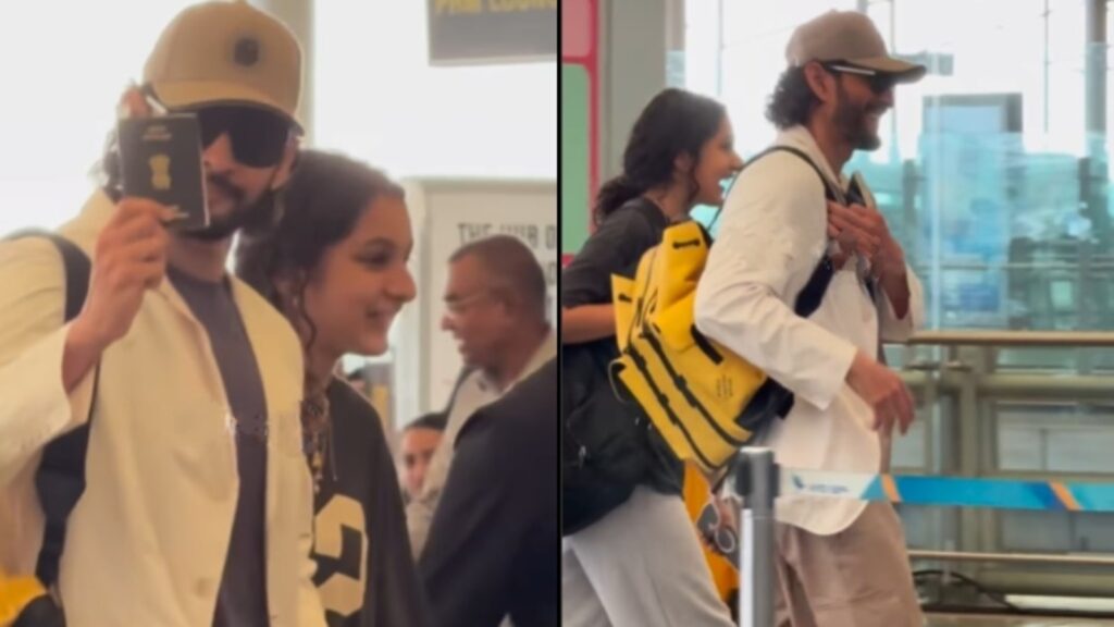 Mahesh Babu playfully shows off passport as he takes a break from SSMB 29; cracks up daughter Sitara. Watch