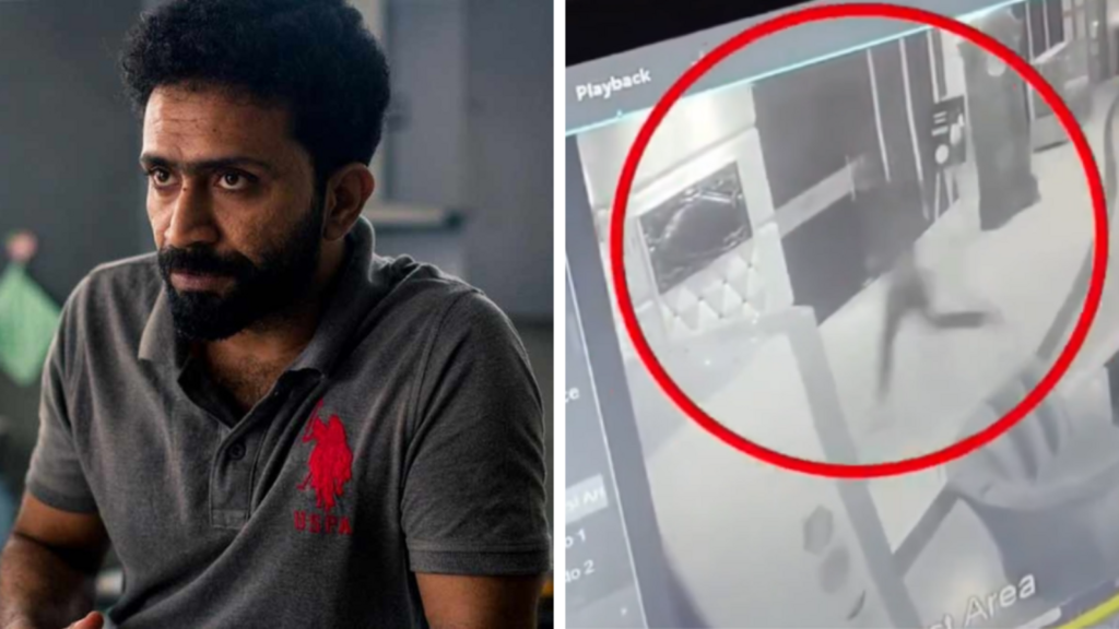 Malayalam star Shine Tom Chacko caught on CCTV fleeing hotel room during drug raid in Kochi, police issues notice. Watch