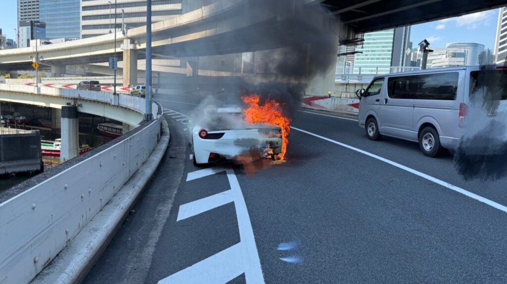 Man saved for 10 years to buy Ferrari. It burnt to ashes one hour after delivery | Trending