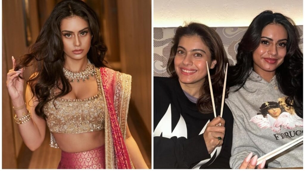Manish Malhotra teases Nysa Devgn’s Bollywood debut, she sparkles in his orange lehenga: Pics | Fashion Trends