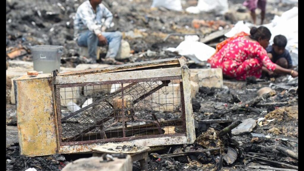 Massive blaze destroys slum cluster in Gurugram’s Sector 102