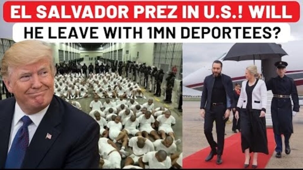 Mega Prison Ready? As Trump Plots to Kick Out 1 Mn Immigrants, El Salvador’s President Lands in US