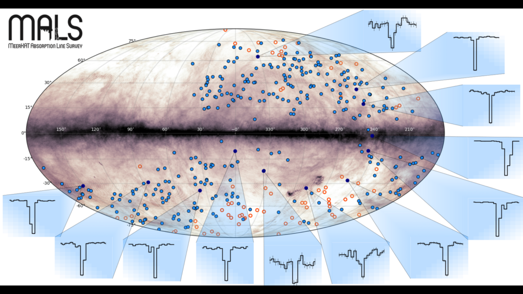Milky Way’s cold gas clouds mapped in unprecedented detail by MeerKAT Absorption Line Survey