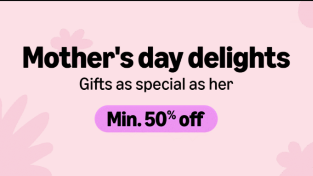 Mother’s Day gifts: Pamper her with love and these thoughtful gifts at minimum 50% off to make her feel special