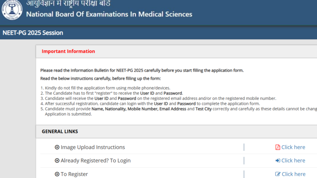 NEET PG 2025 registration begins at natboard.edu.in, link to apply | Competitive Exams