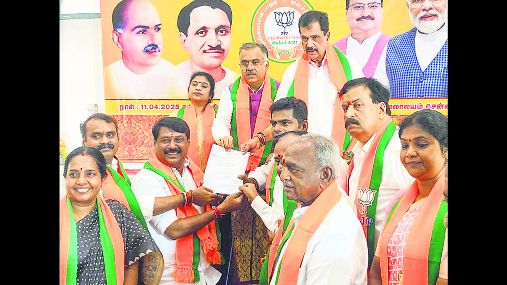 Nainar Nagendran set to be new Tamil Nadu BJP chief | Latest News India
