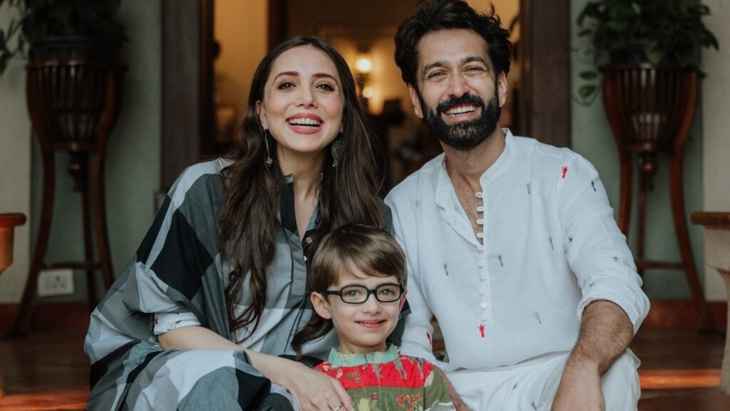 Nakuul Mehta and Jankee Parekh pose with son on Eid, fans say can’t handle the cuteness
